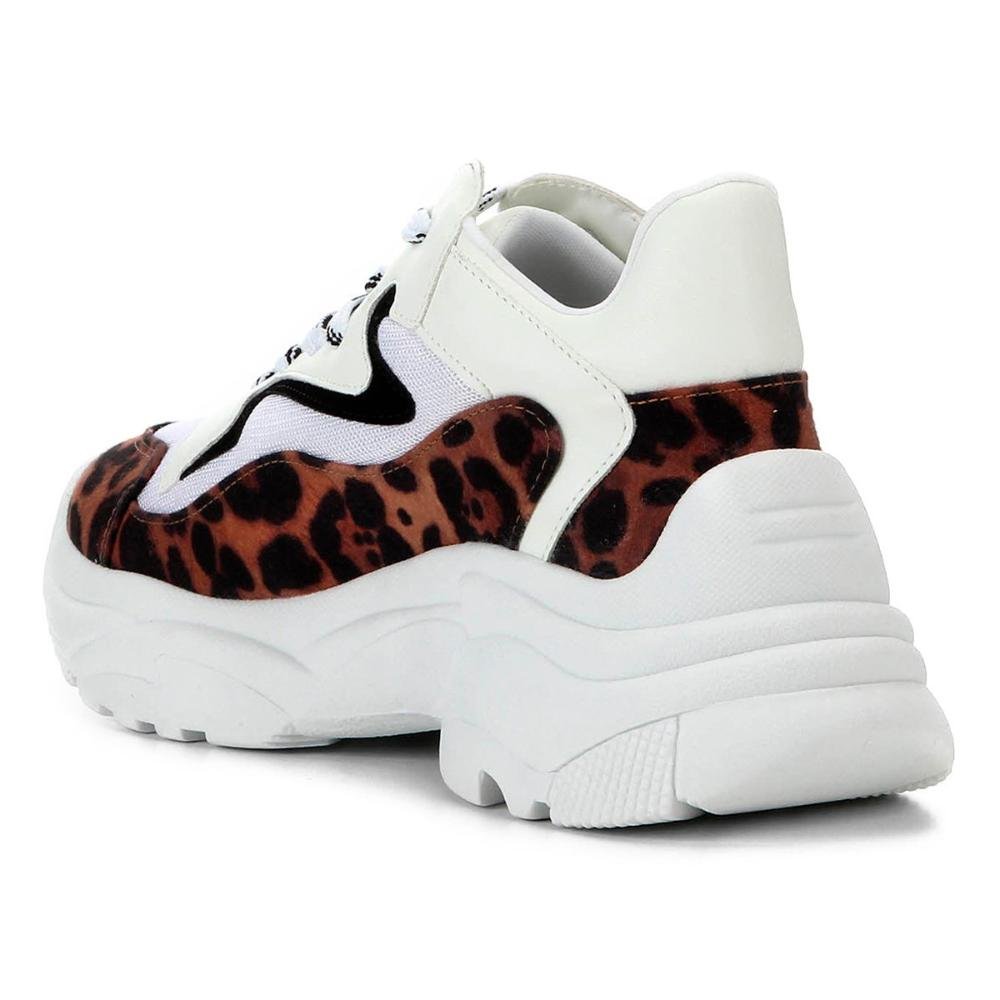 Tênis Sneaker Penny Onça Branco 4