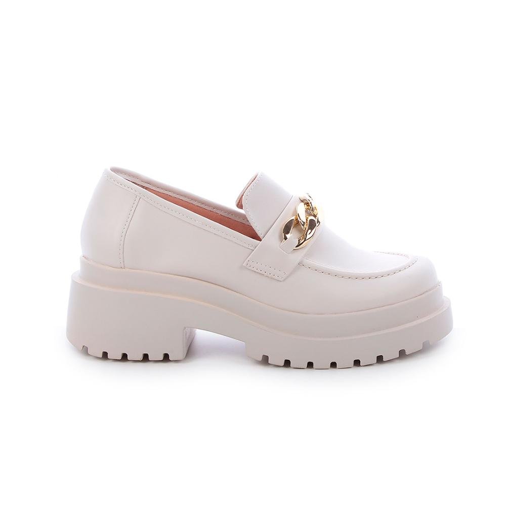 Mocassim Thassia Off White Branco 1