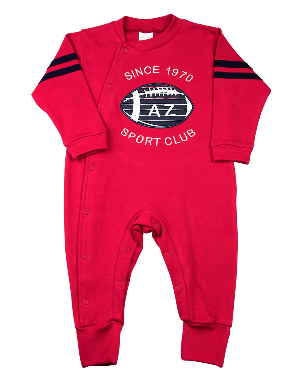 Macacão Bebê Suedine Since 1970 Sport Club - Vermelho