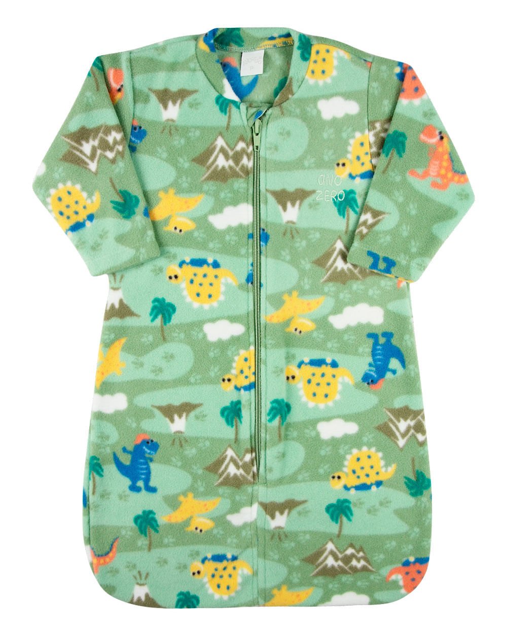 Saco de Dormir Bebe Casulo Pijama Cobertor Microsoft Menino Verde Verde