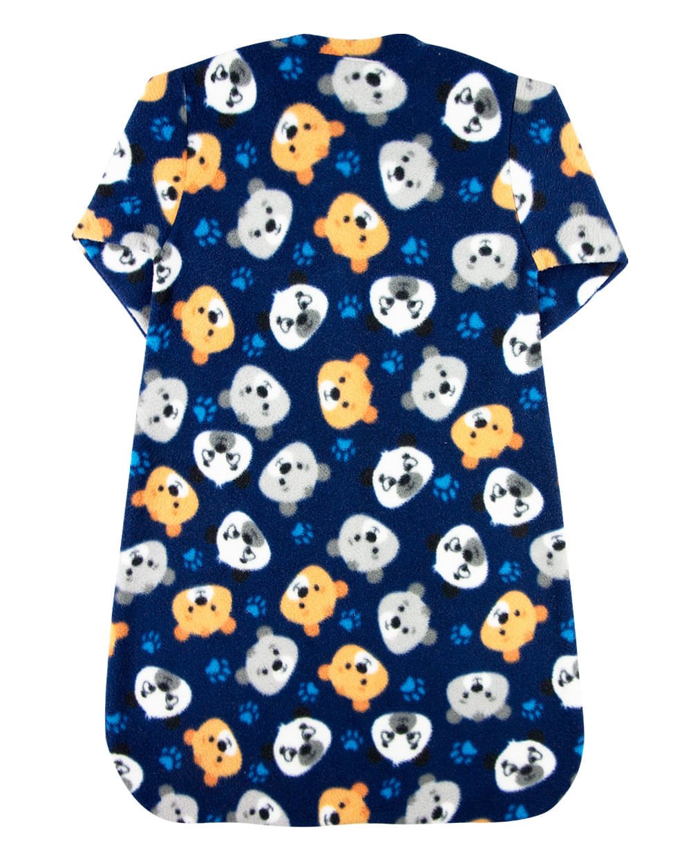 Saco de Dormir Bebe Casulo Pijama Cobertor Microsoft Menino Marinho Azul