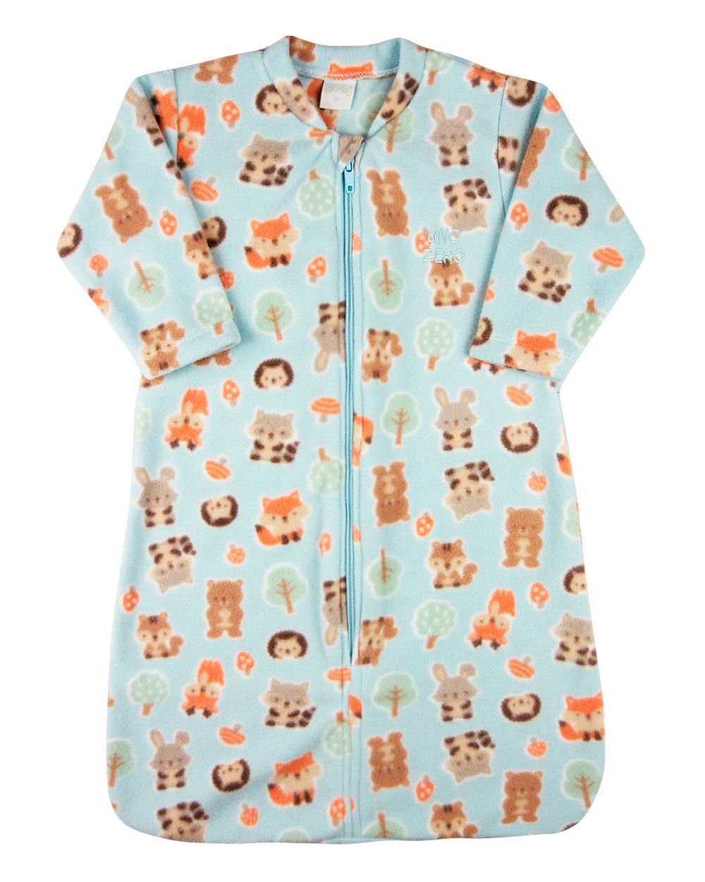 Saco de Dormir Bebe Casulo Pijama Cobertor Microsoft Menino Azul Azul