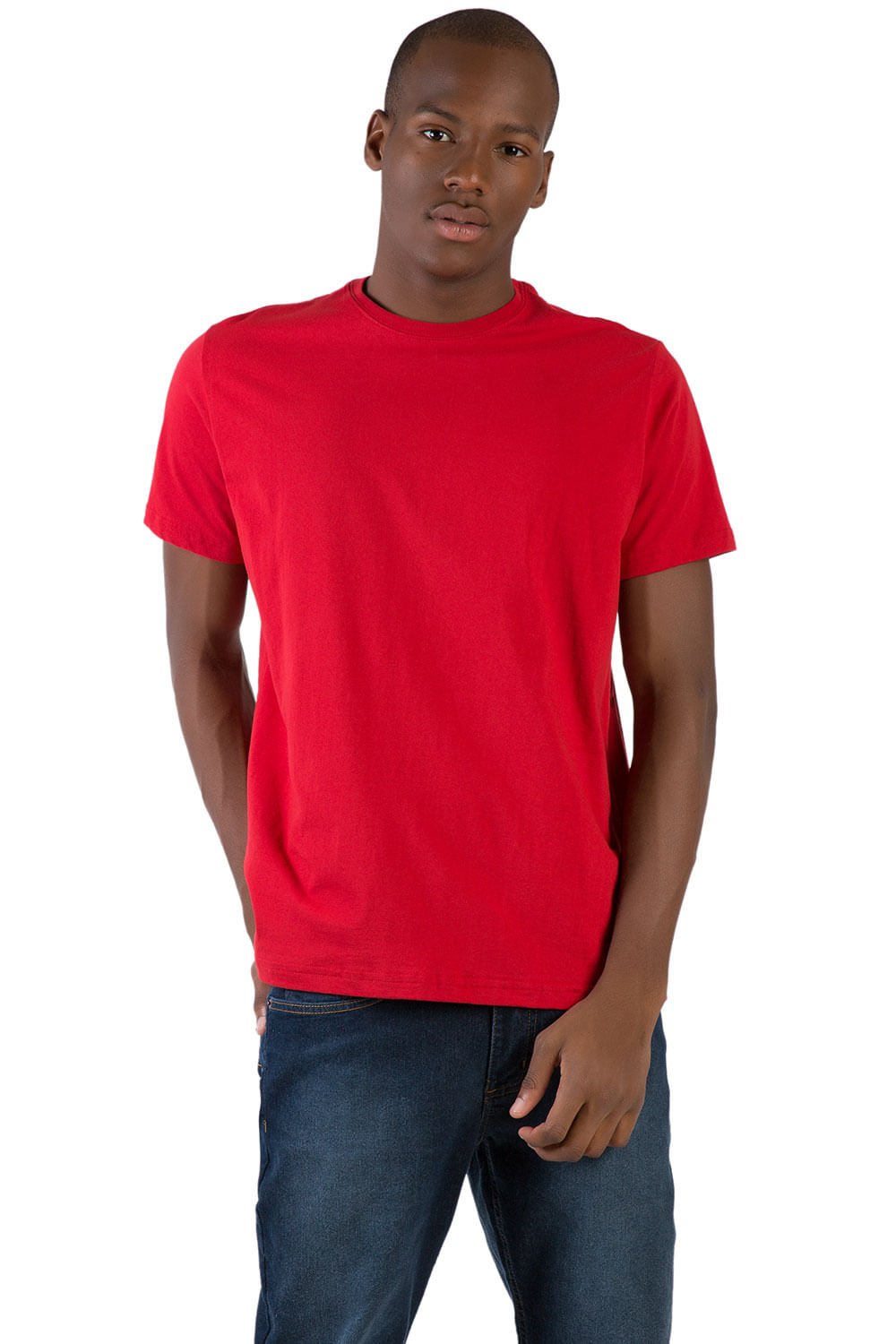 T-Shirt Básica Comfort Vermelho Escuro