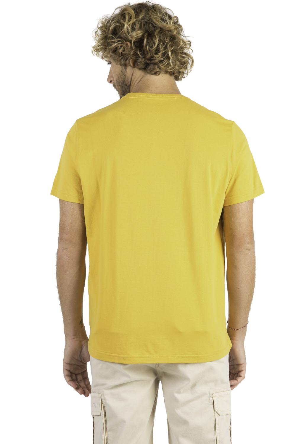 T-Shirt Básica Comfort Amarelo Claro