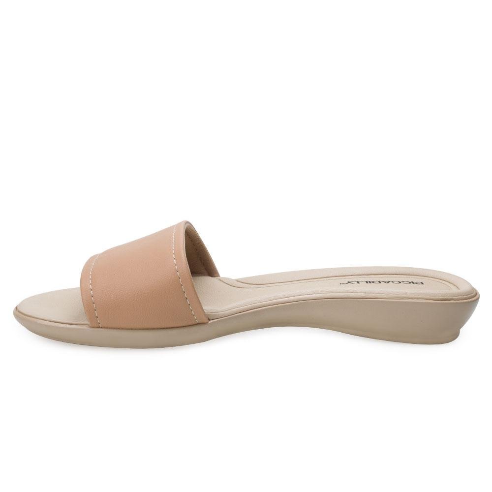 Tamanco Anabela Piccadilly PD21-50027 Bege 2