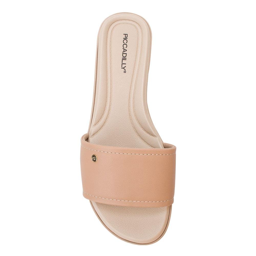 Tamanco Anabela Piccadilly PD21-50027 Bege 4