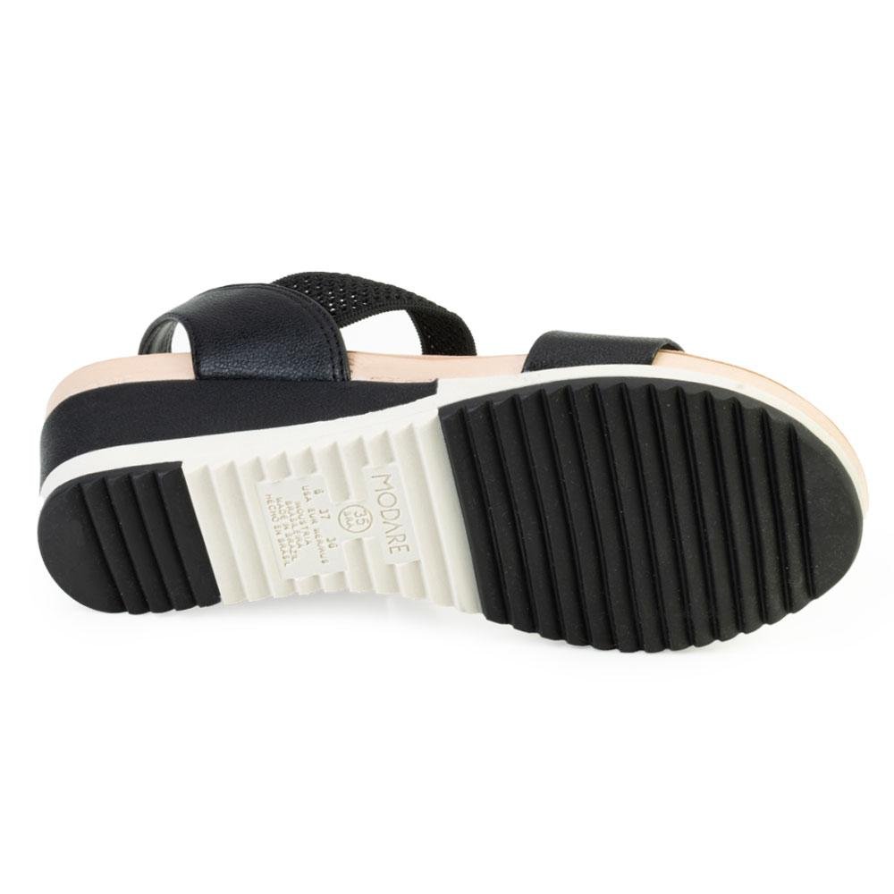 Sandália Anabela Modare MD22-712310 Preto 3