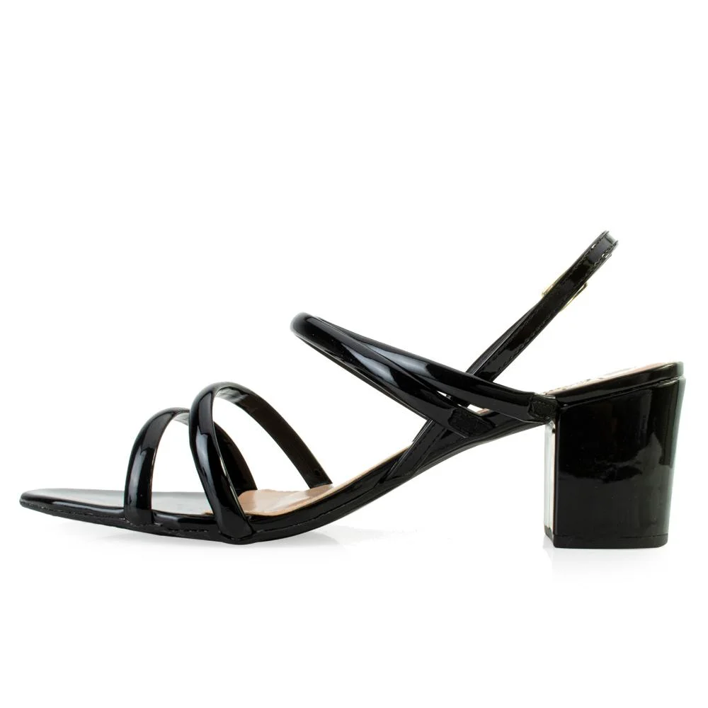 Sandália Lady Queen AM23-12903 Preto 2