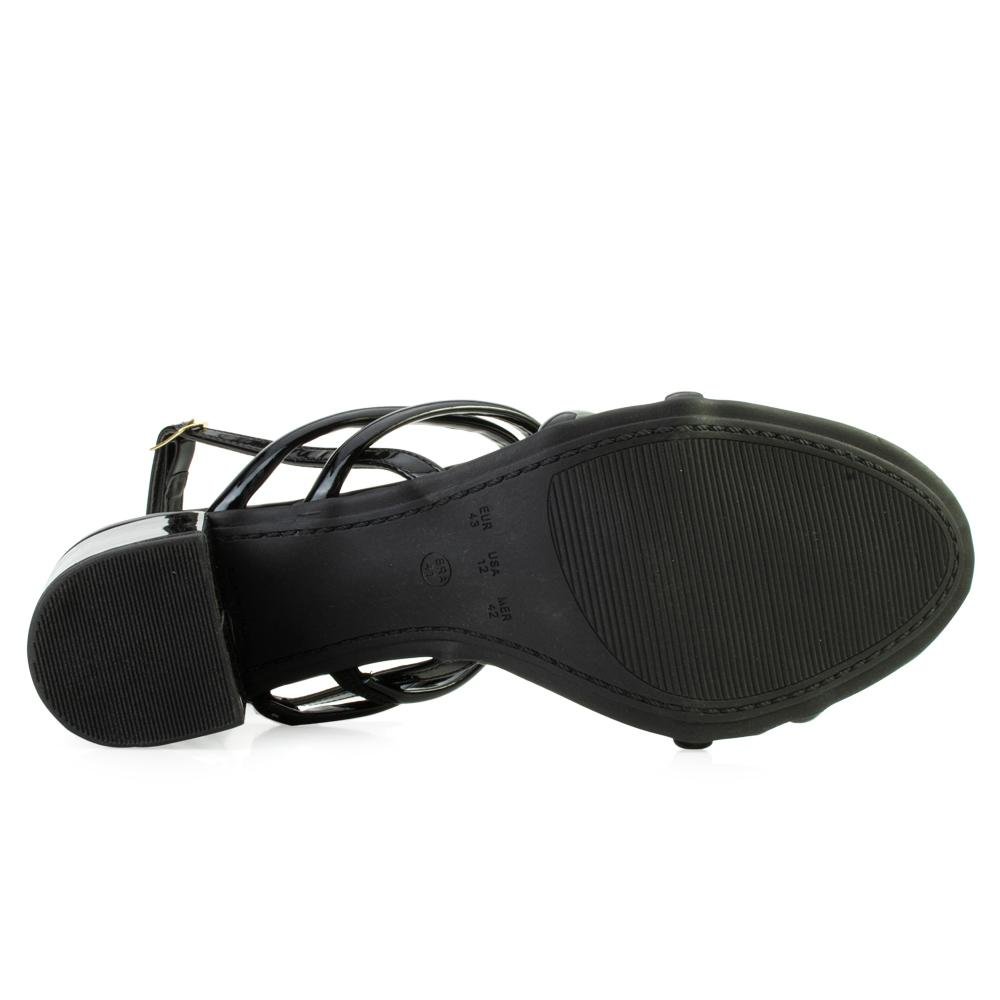 Sandália Lady Queen AM23-12903 Preto 3