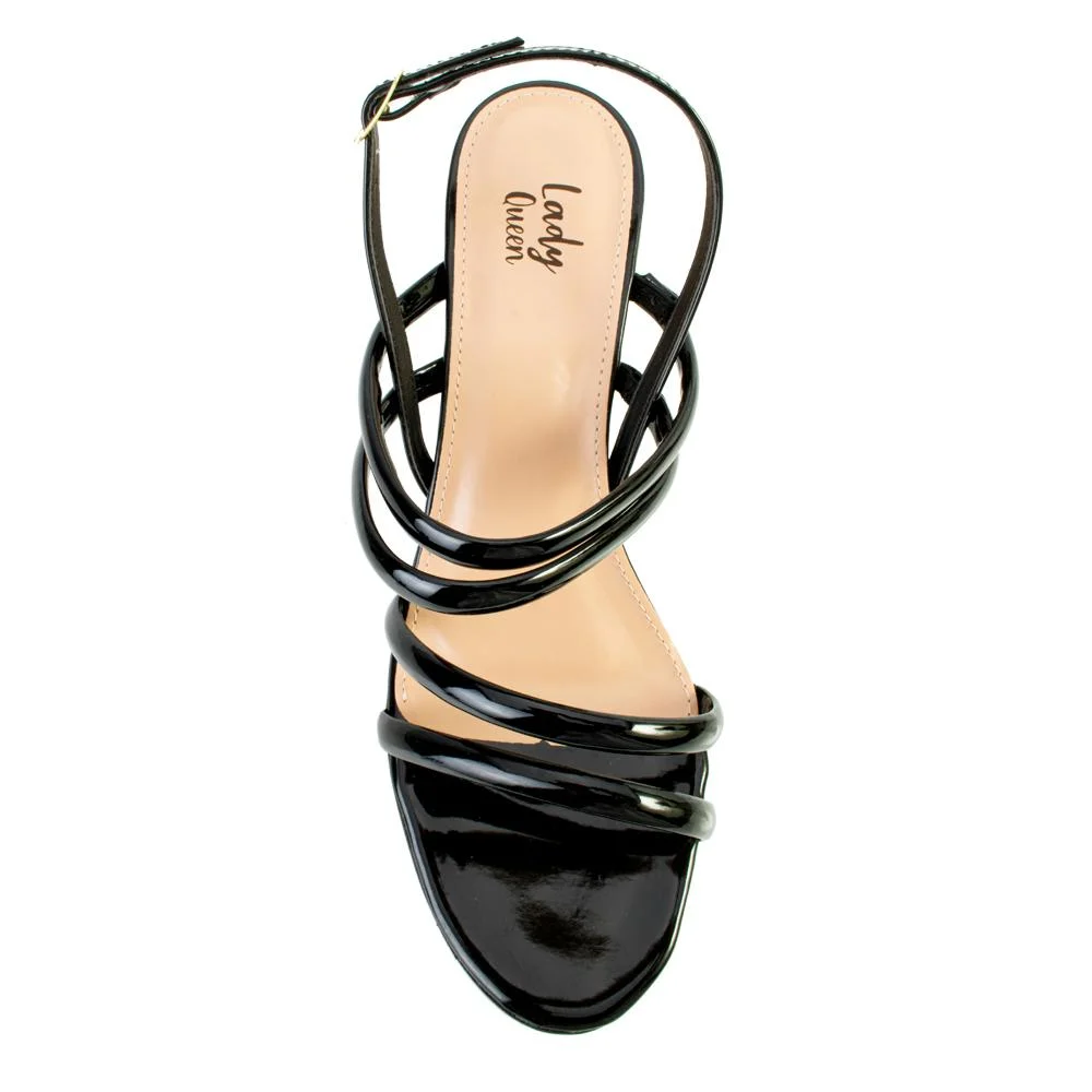 Sandália Lady Queen AM23-12903 Preto 4
