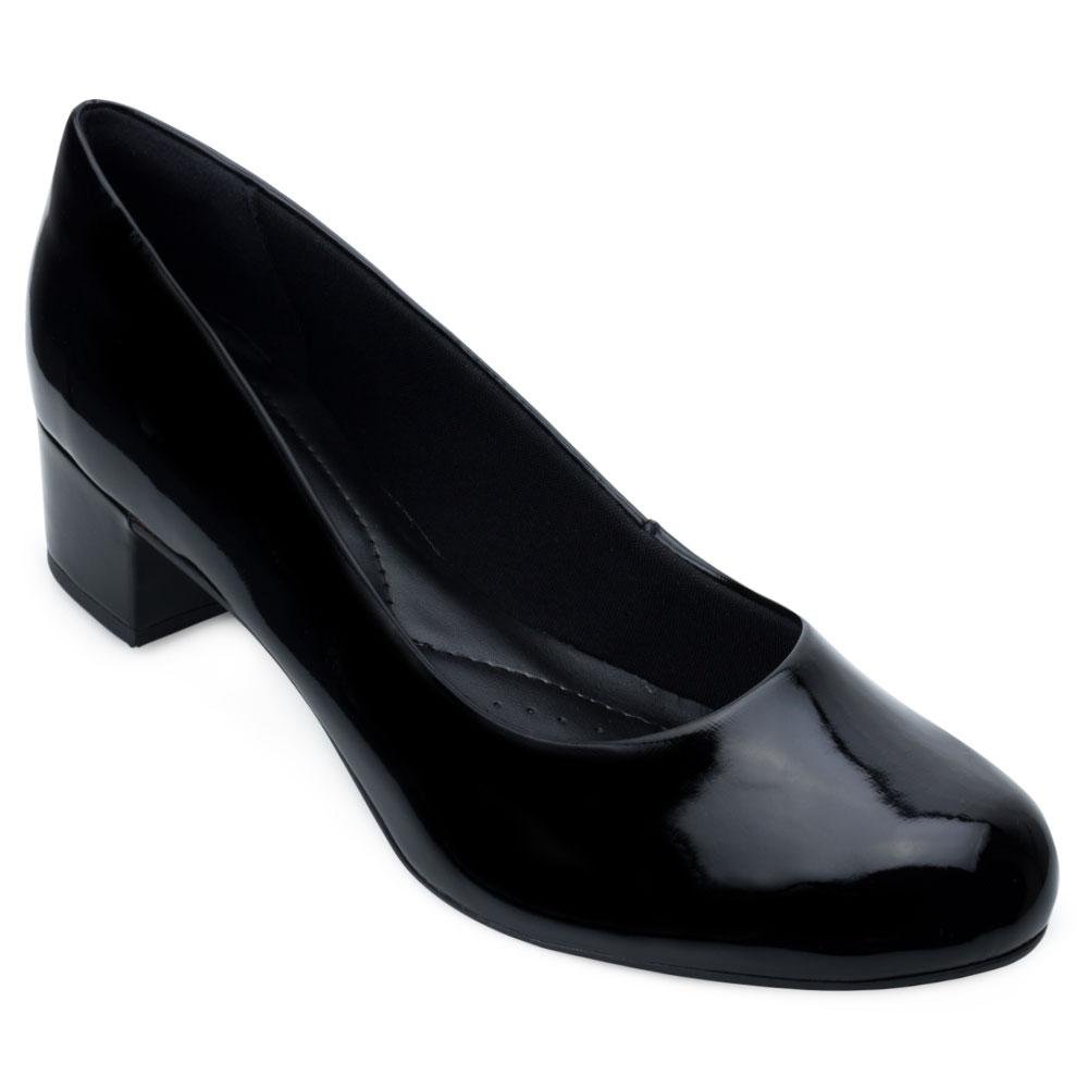 Sapato Scarpin Sense Joy AF22-AP00 Preto 1