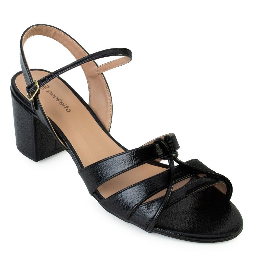 Sandália Cia Perfeita CP23-60225 Preto 1