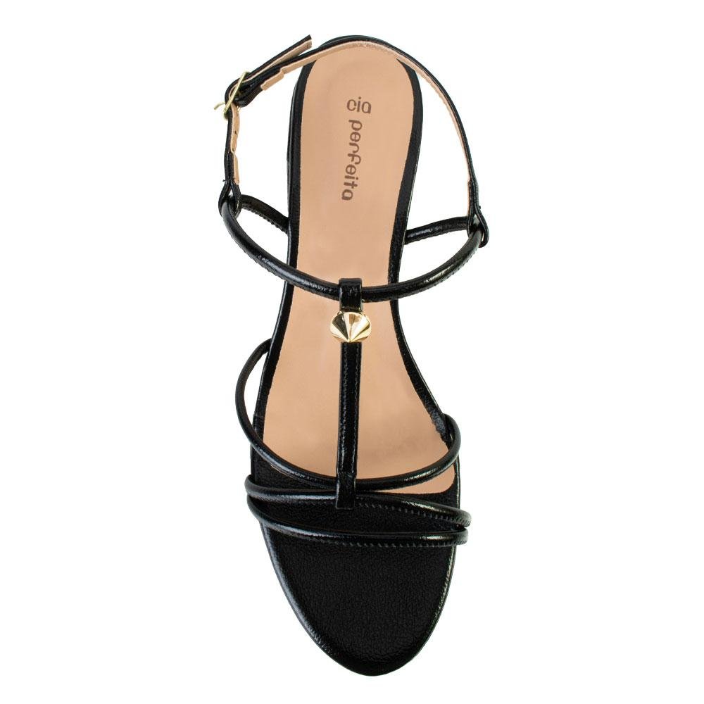 Sandália Cia Perfeita CP23-60225 VZ Preto 4