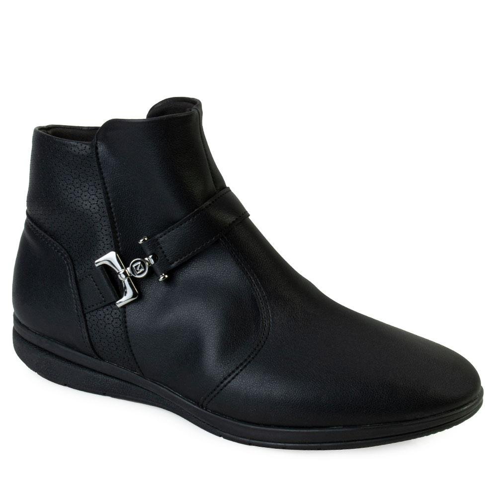 Bota Cano Baixo Piccadilly PD23-26101 Preto 1