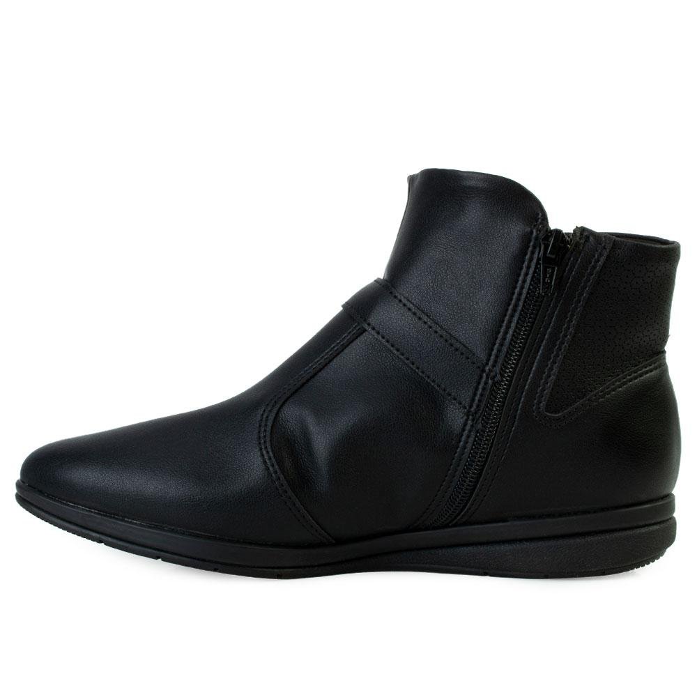 Bota Cano Baixo Piccadilly PD23-26101 Preto 2