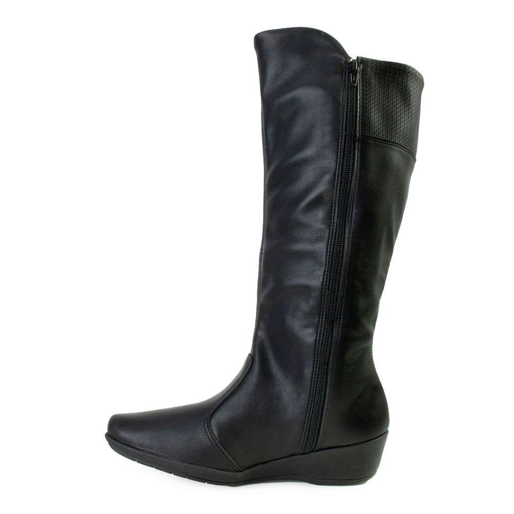 Bota Cano Alto Piccadilly PD23-14319 Preto 2