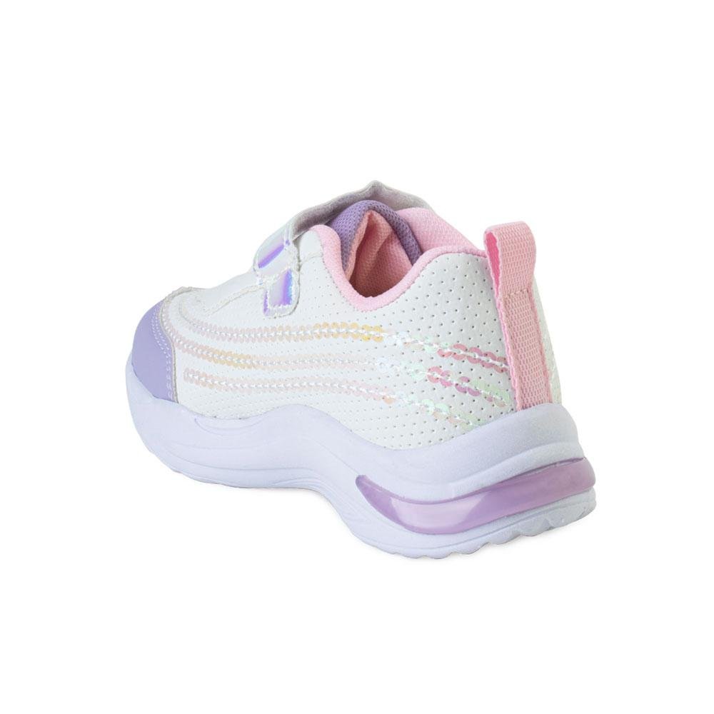 Tênis LED Mini Pé Infantil MP23-MP2308 Branco 4