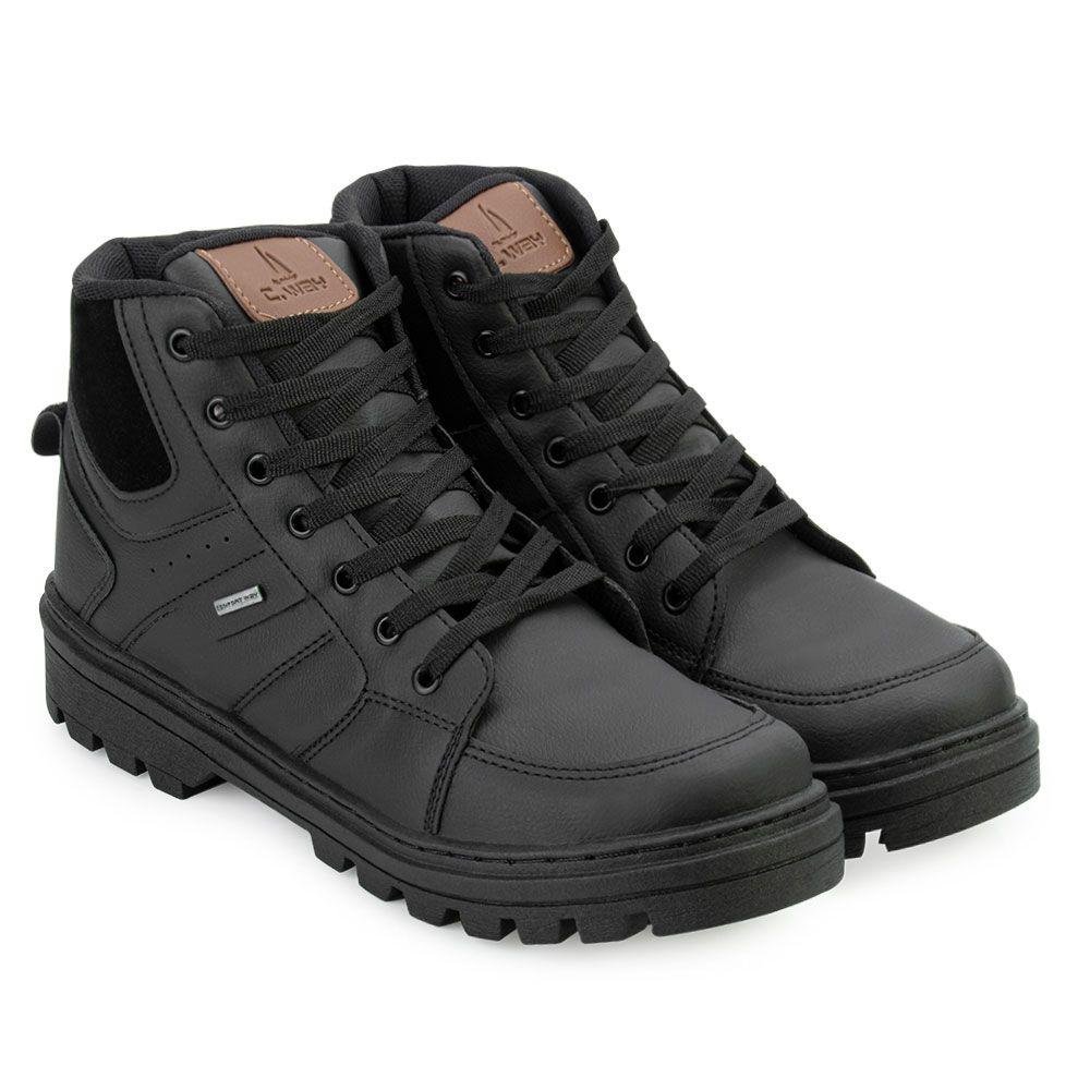 Bota Adventure Confort Way CW23-C230 Preto 4