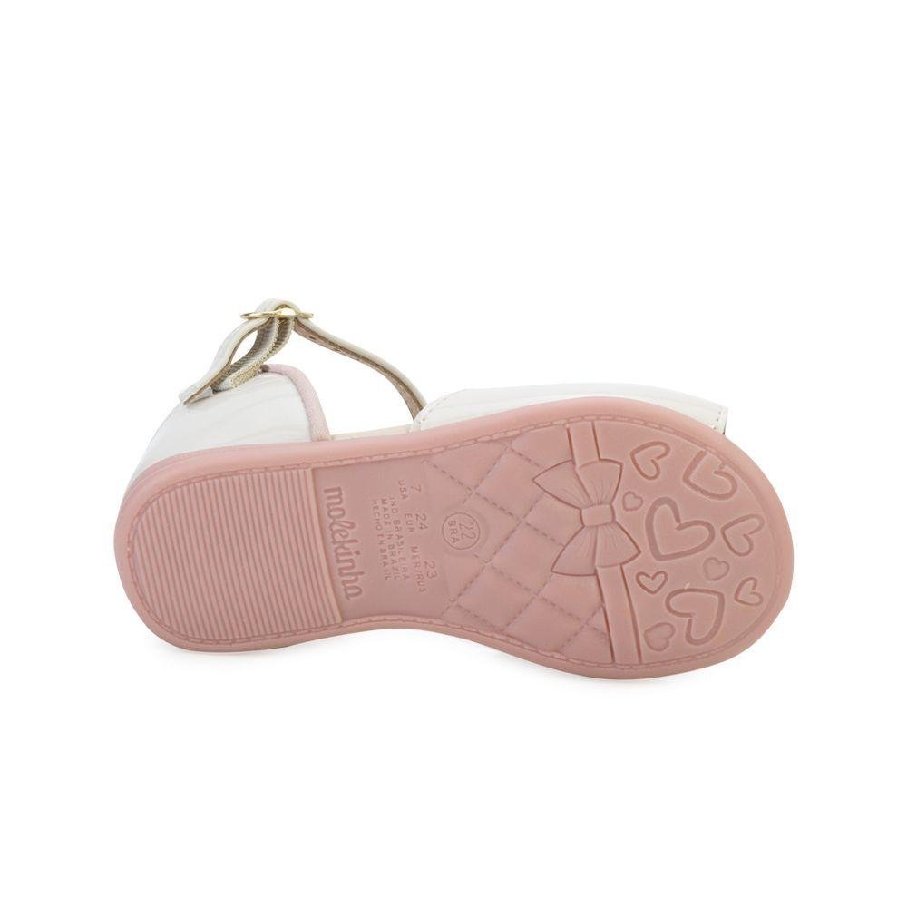 Sandália Molekinha Baby MK23-211426 Branco 3