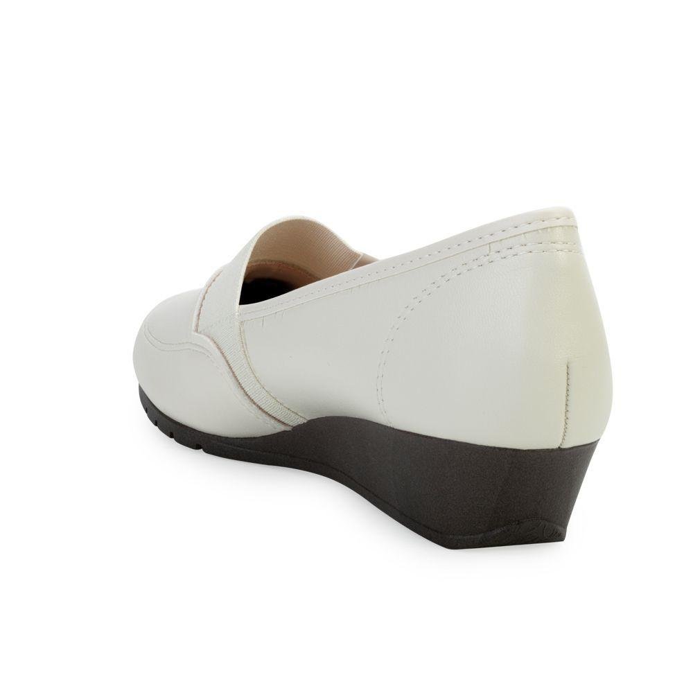 Sapato Anabela Moleca ML23-515678 Branco 4