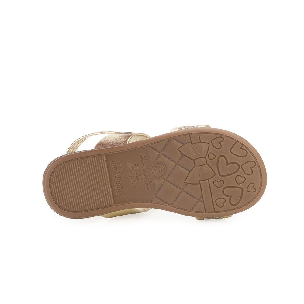 Sandália Molekinha MK23-21126 Dourado 3