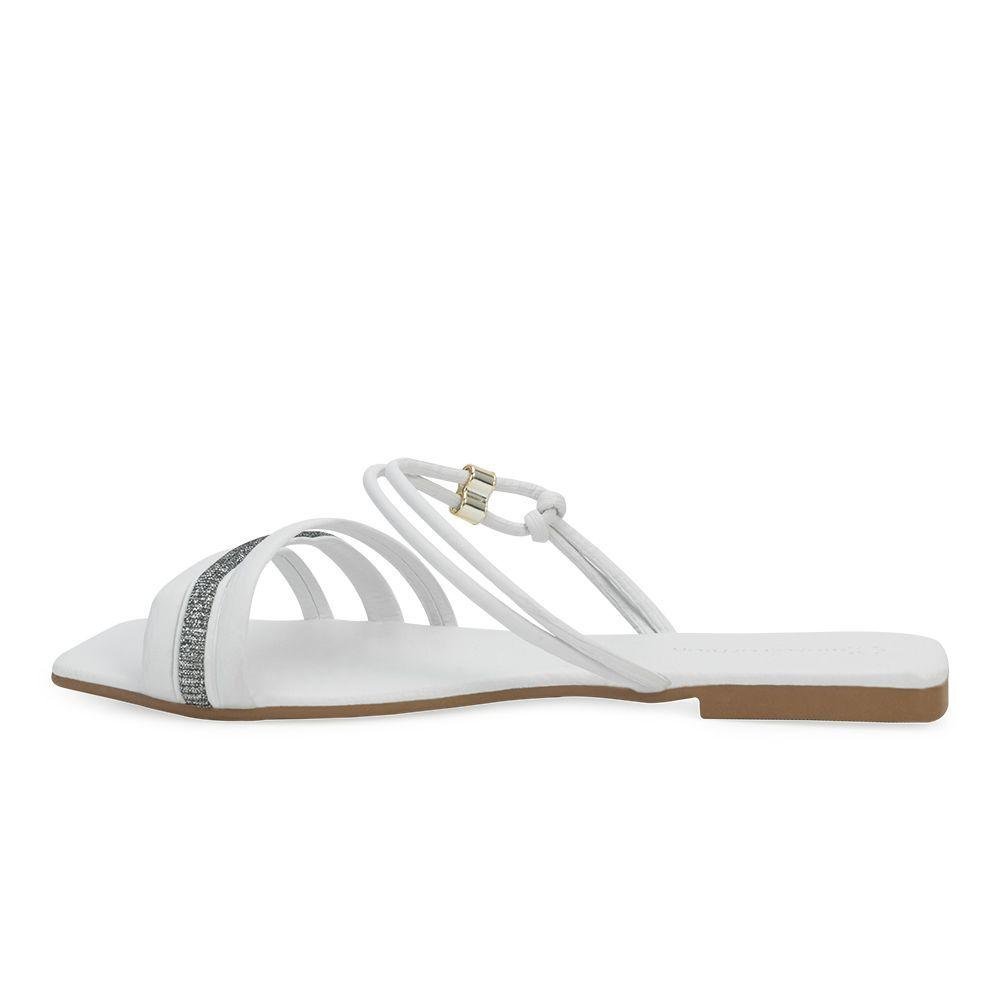 Rasteira Musa Fashion MF23-43257 Branco 2