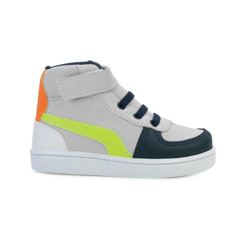 Tênis Botinha Slink Infantil SK23-AF2021B Cinza 2