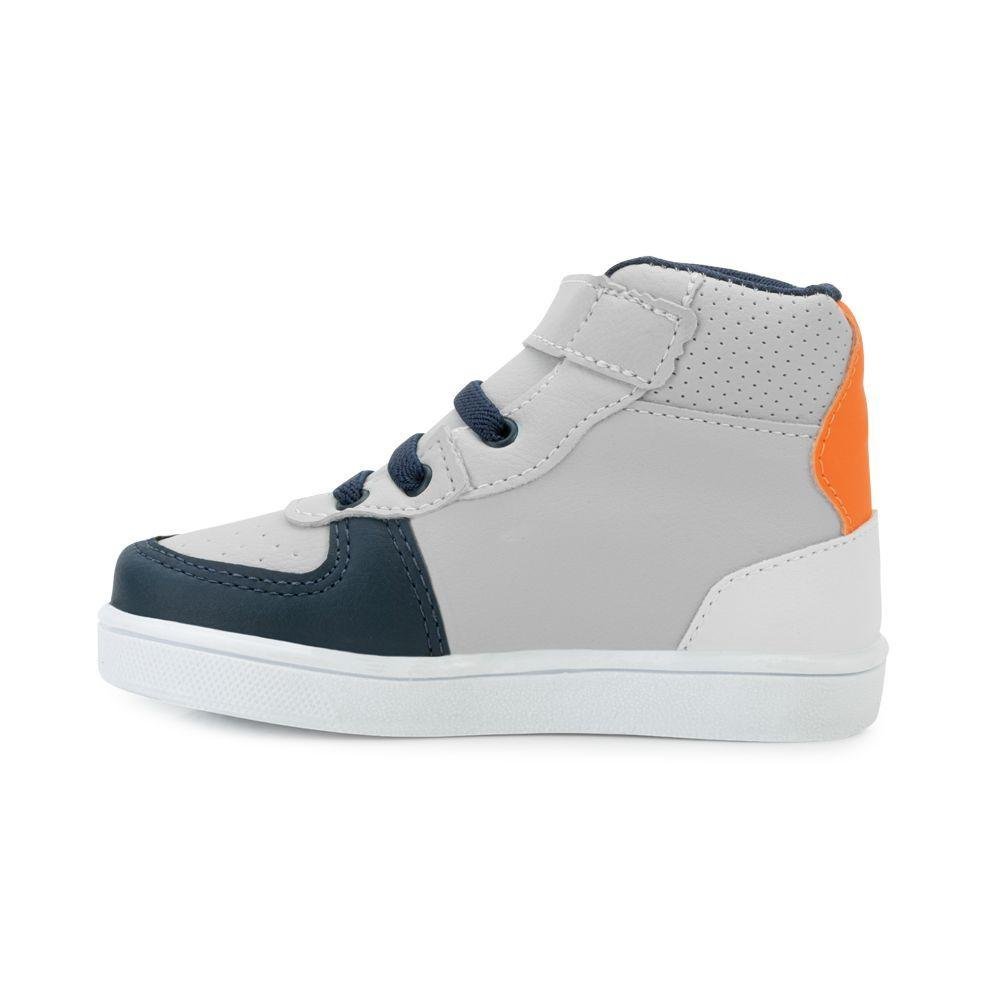 Tênis Botinha Slink Infantil SK23-AF2021B Cinza 3