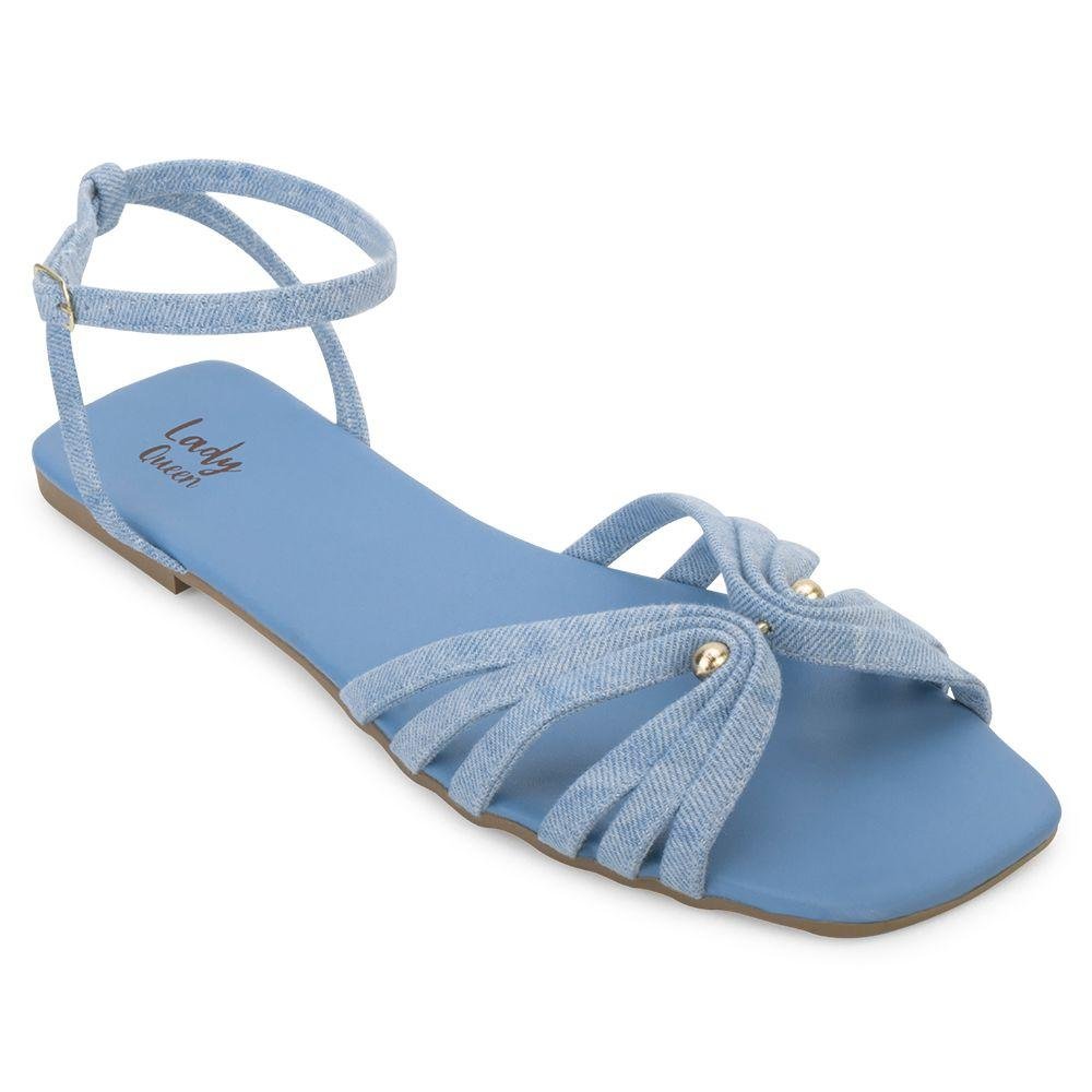 Sandália Rasteira Lady Queen AN23-19313