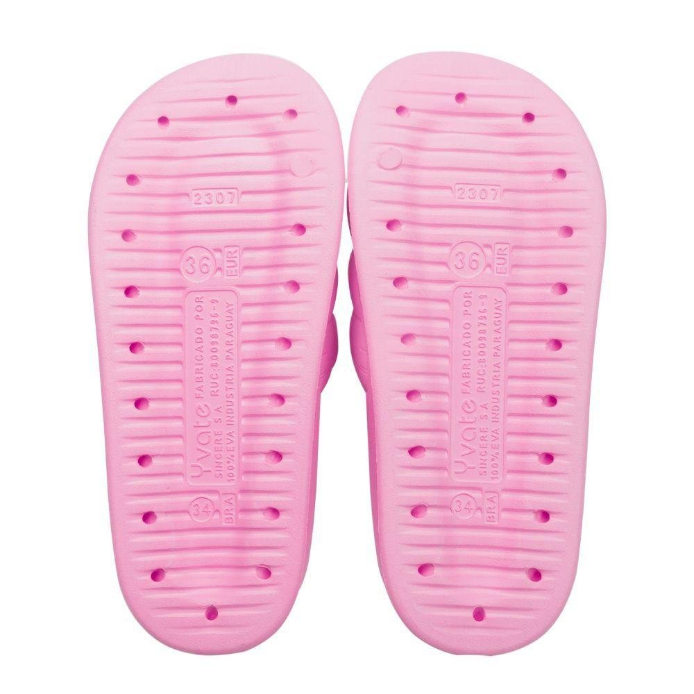 Chinelo Yvate YT24-2307 Feminino Rosa 4