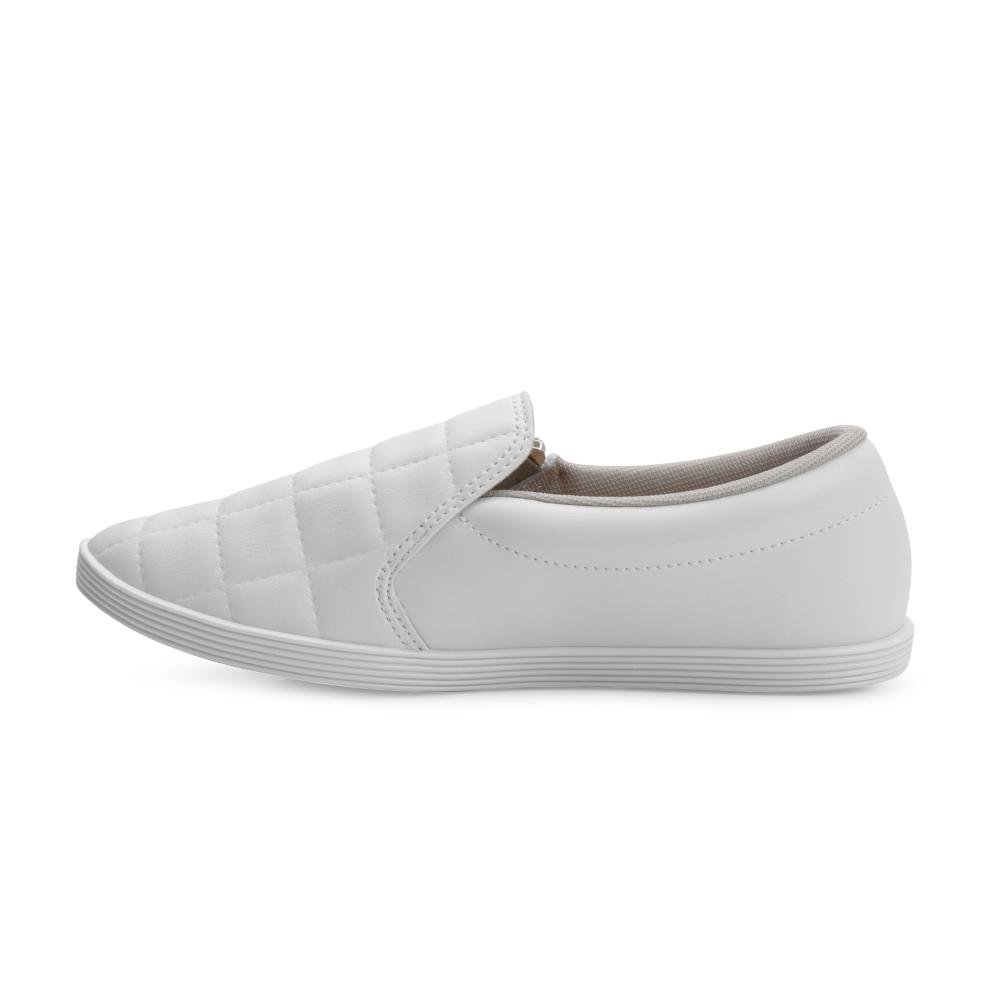 Slip On Beira Rio BR24-42051 Feminino 1414 Branco 3