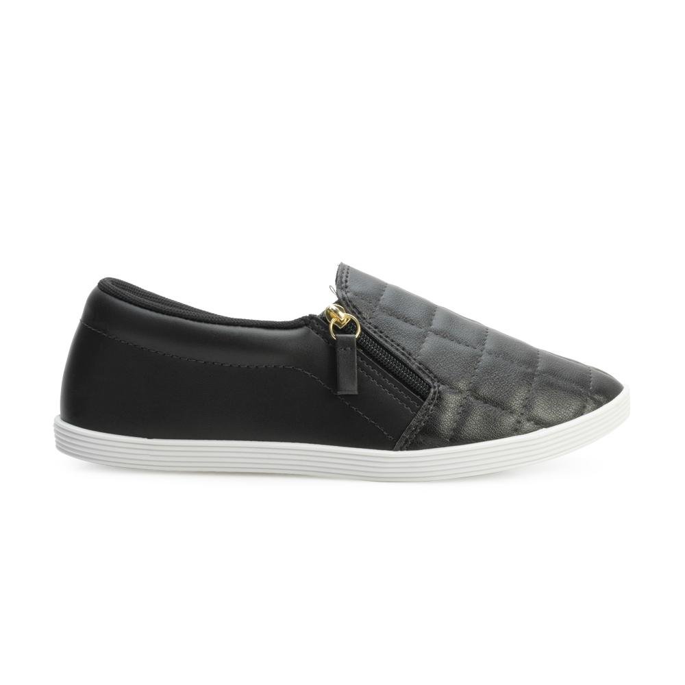 Slip On Beira Rio BR24-42051 Feminino 1414 Preto 2