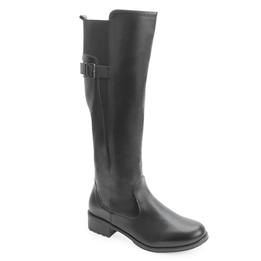 Bota Cano Alto  Moon MC24-72114 Preto 1