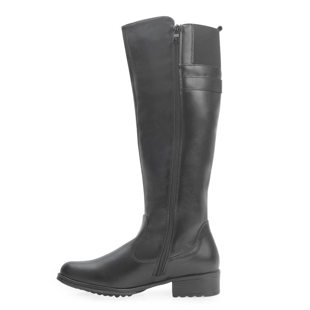 Bota Cano Alto  Moon MC24-72114 Preto 3