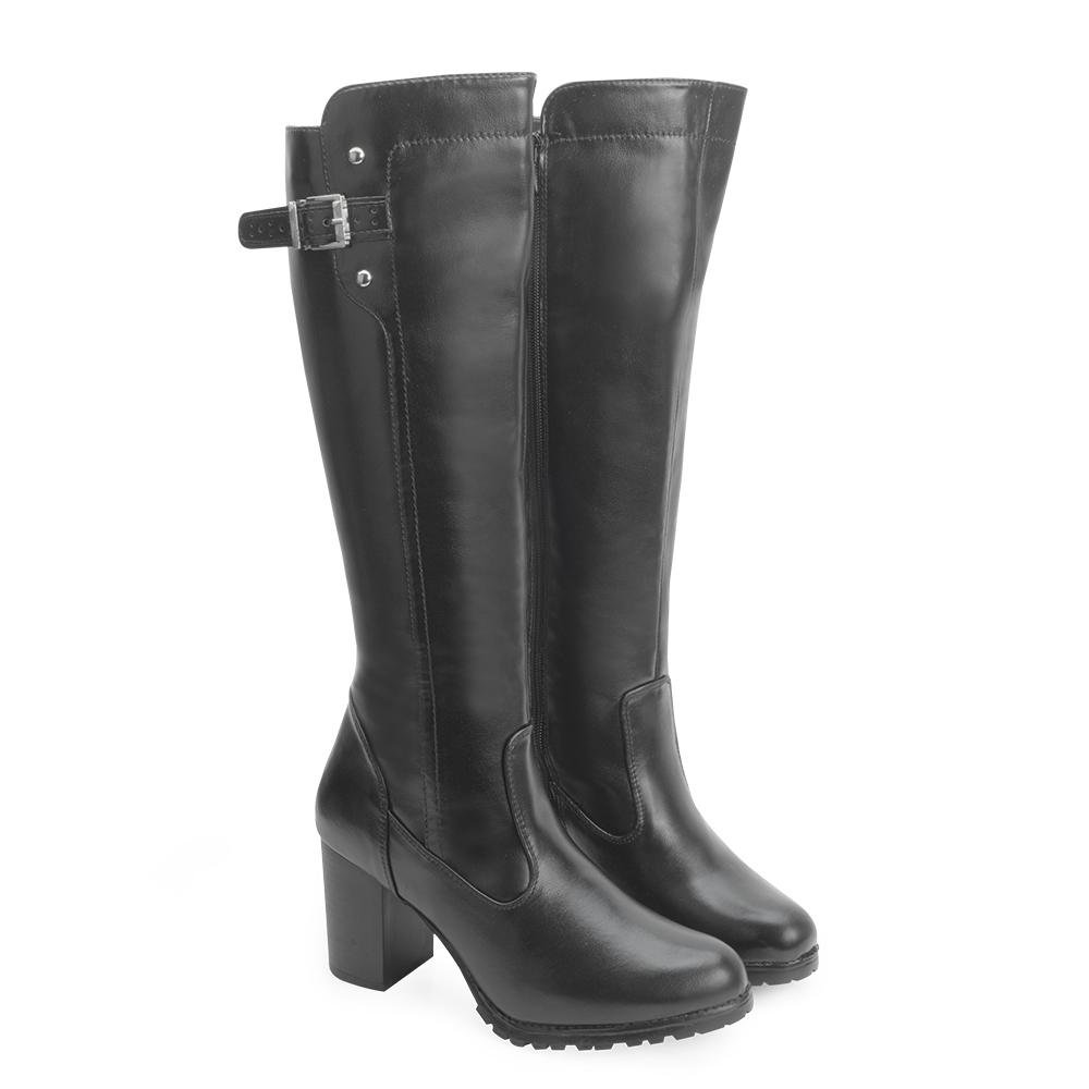 Bota Cano Alto  Moon MC24-73136 Preto 5