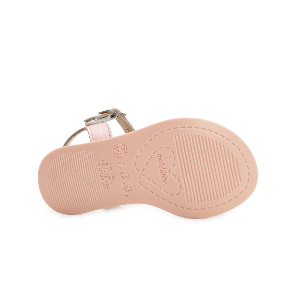 Sandália Molekinha Baby MK24-27142 Rosa 4