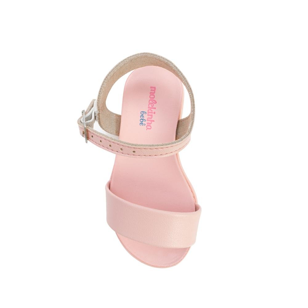 Sandália Molekinha Baby MK24-27142 Rosa 5