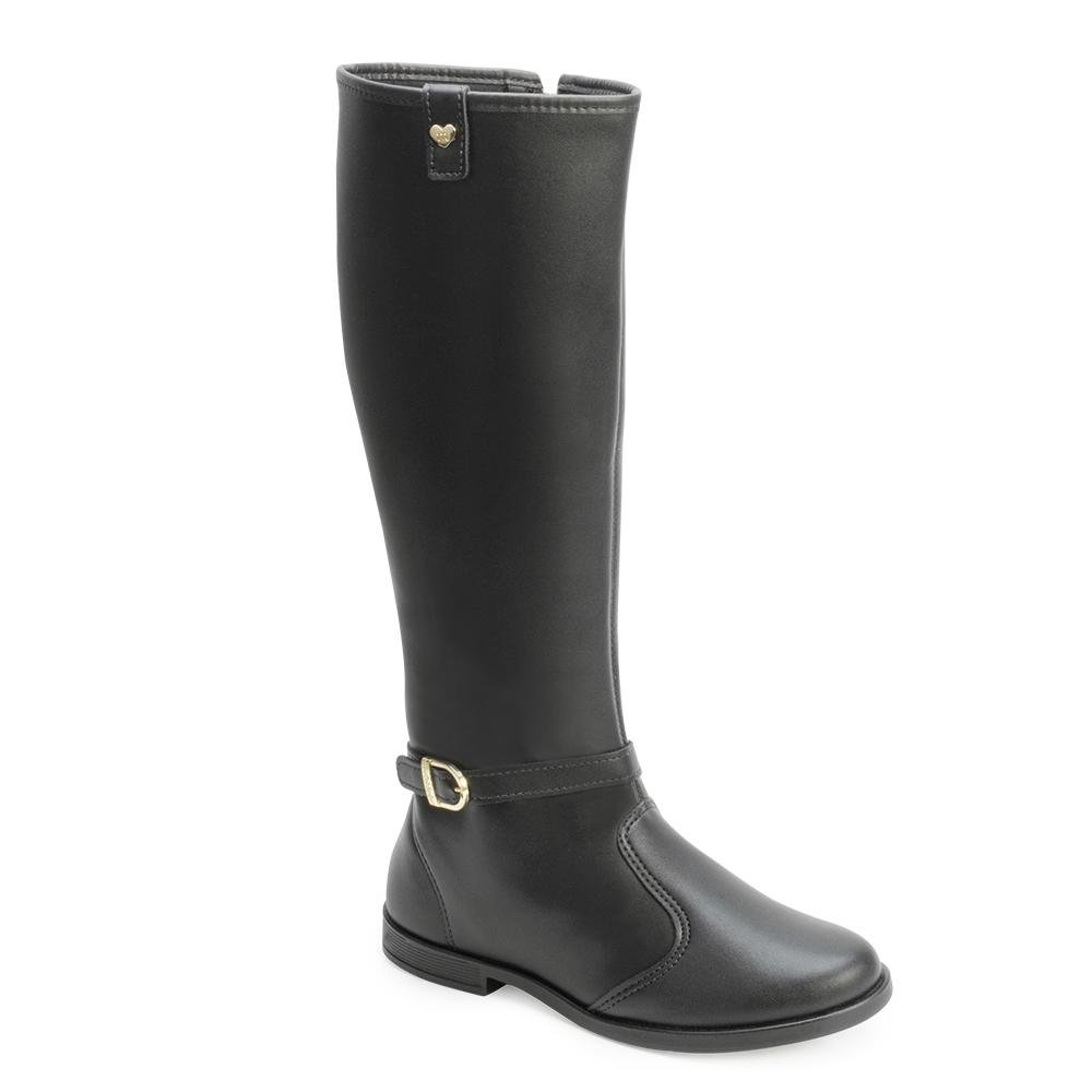 Bota Cano Alto Molekinha MK24-21811 Preto 1