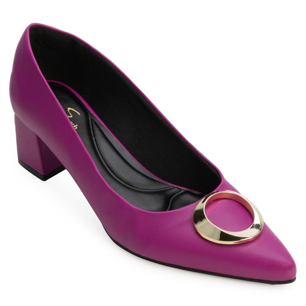 Sapato Scarpin Giovana Pash GP24-50101NP Roxo 1
