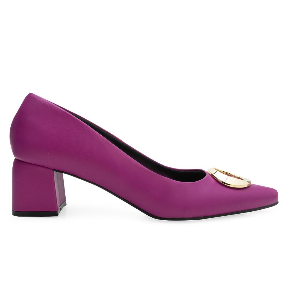 Sapato Scarpin Giovana Pash GP24-50101NP Roxo 2
