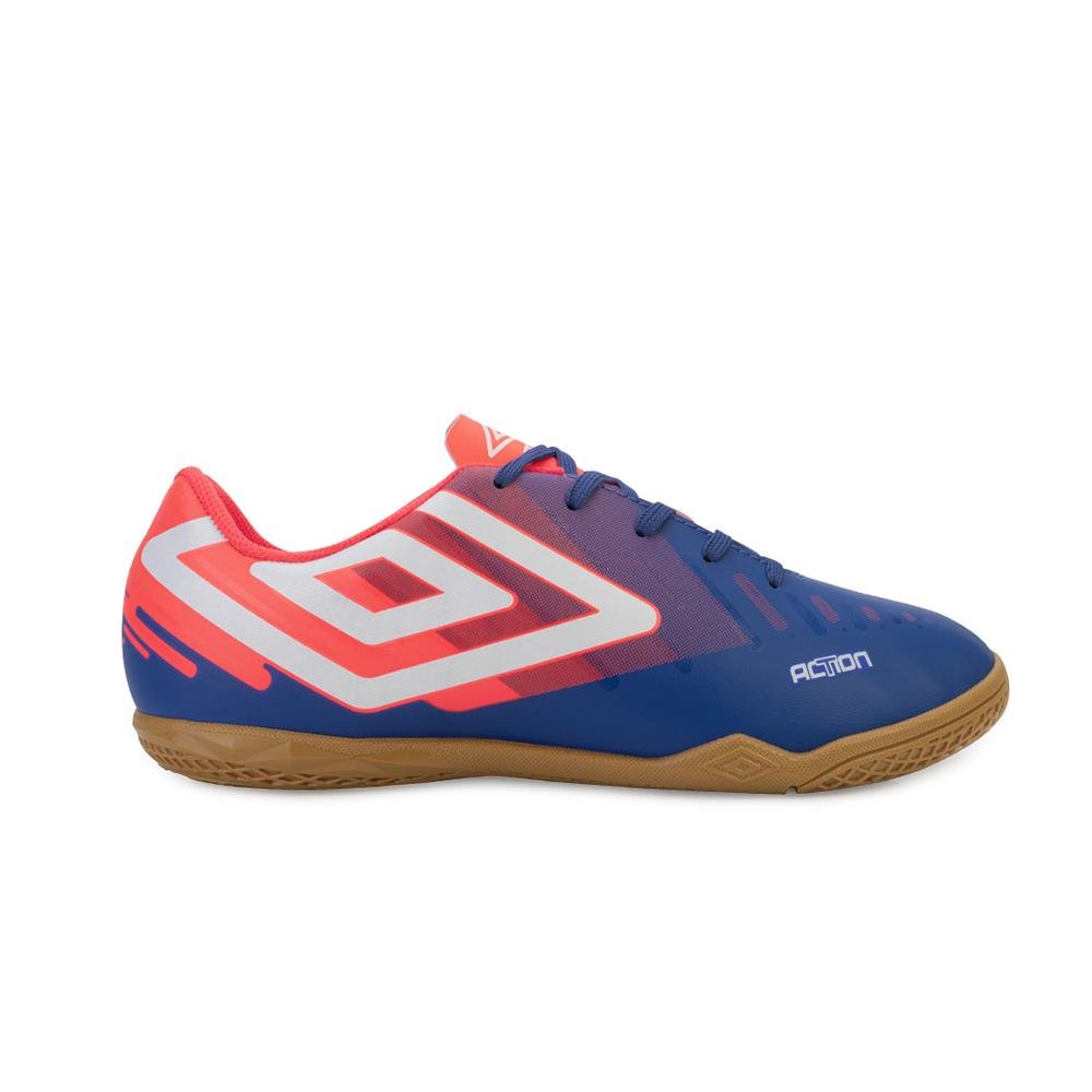 Chuteira Futsal Umbro Action Juvenil UM24 Azul 2
