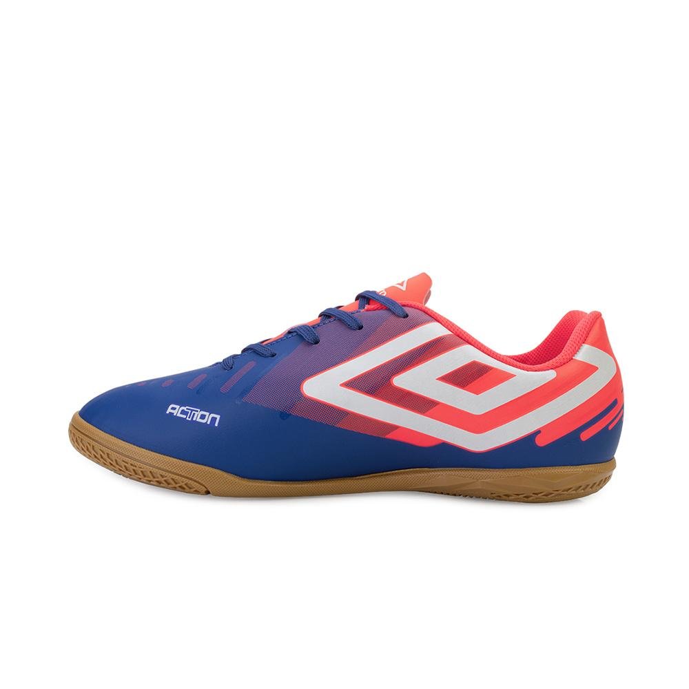 Chuteira Futsal Umbro Action Juvenil UM24 Azul 3