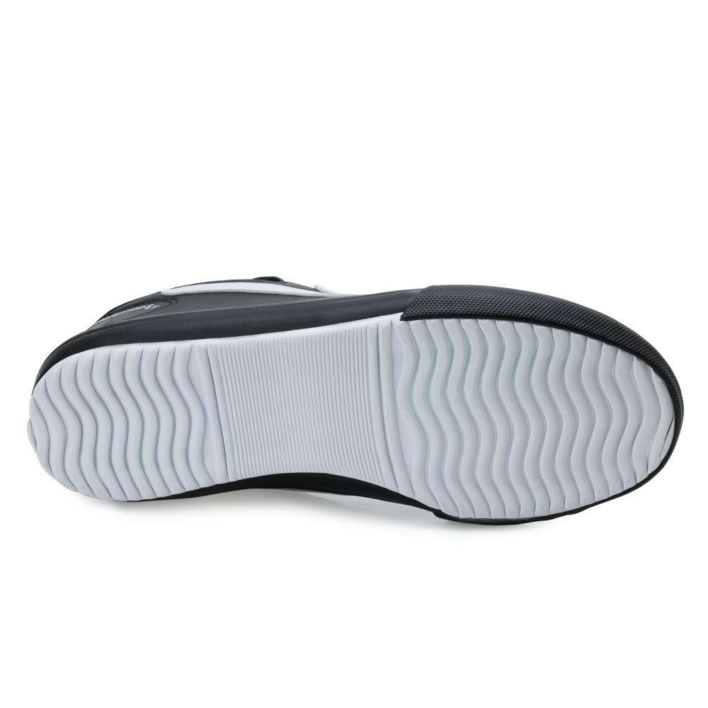 Chuteira Futsal Topper Dominator III Juvenil Preto/Branco 4