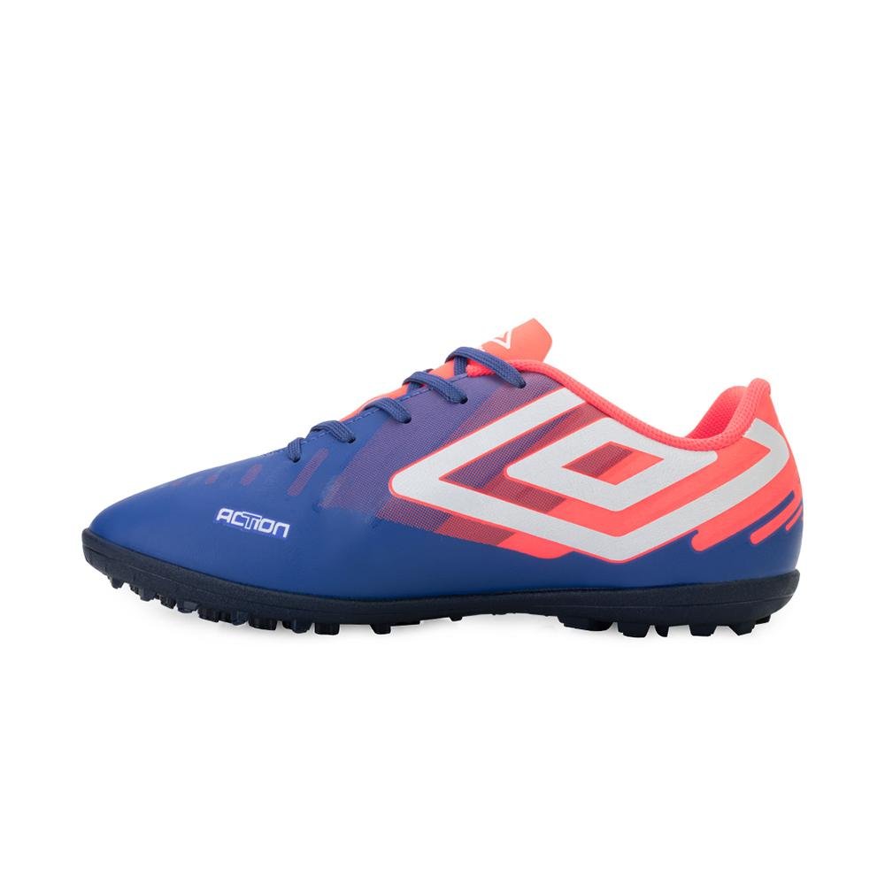 Chuteira Society Umbro Action Juvenil UM24 Azul 3