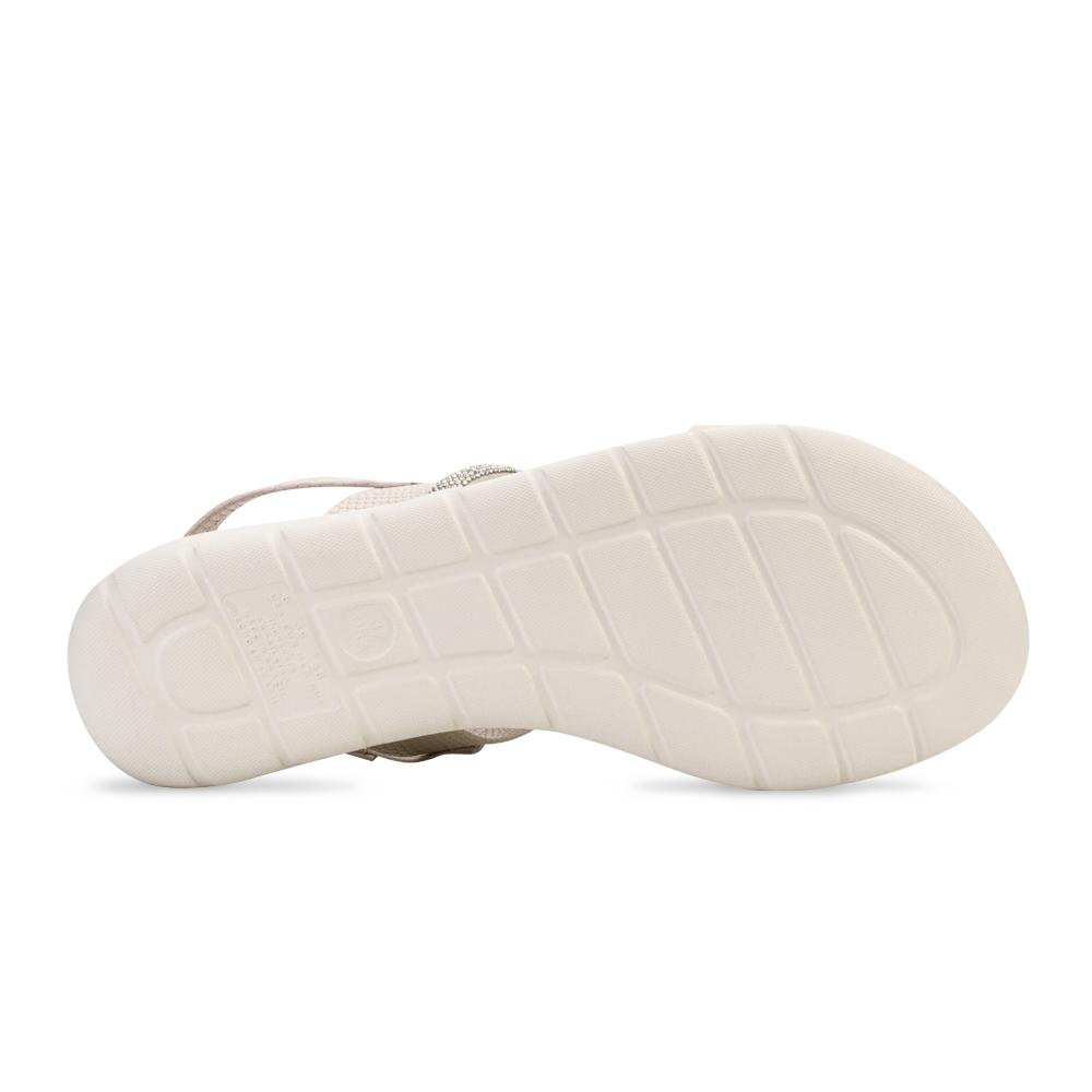 Sandália Anabela Modare MD24-71901 Bege/Branco 4