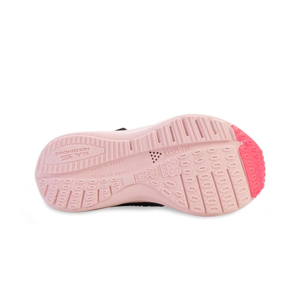 Tênis Kidy Infantil KD24-43810 Preto/Rosa 4