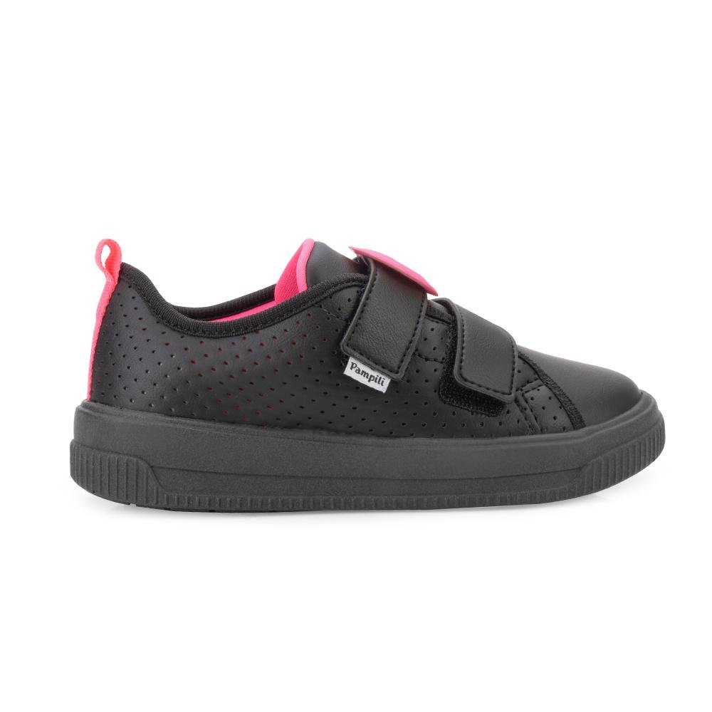 Tênis Pampili Infantil PP PP24-73800 Preto/Rosa 2