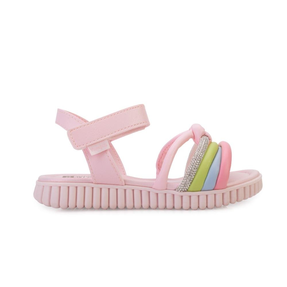 Sandália Pampili Infantil PP24-12327 Rosa/Azul 2