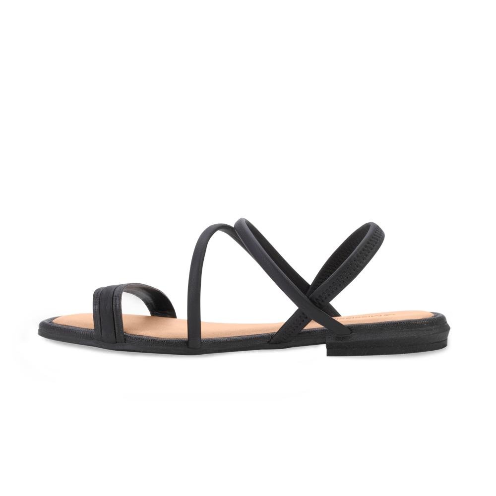 Sandália Rasteira Mississipi MS24-MB043 Preto/Marrom 3