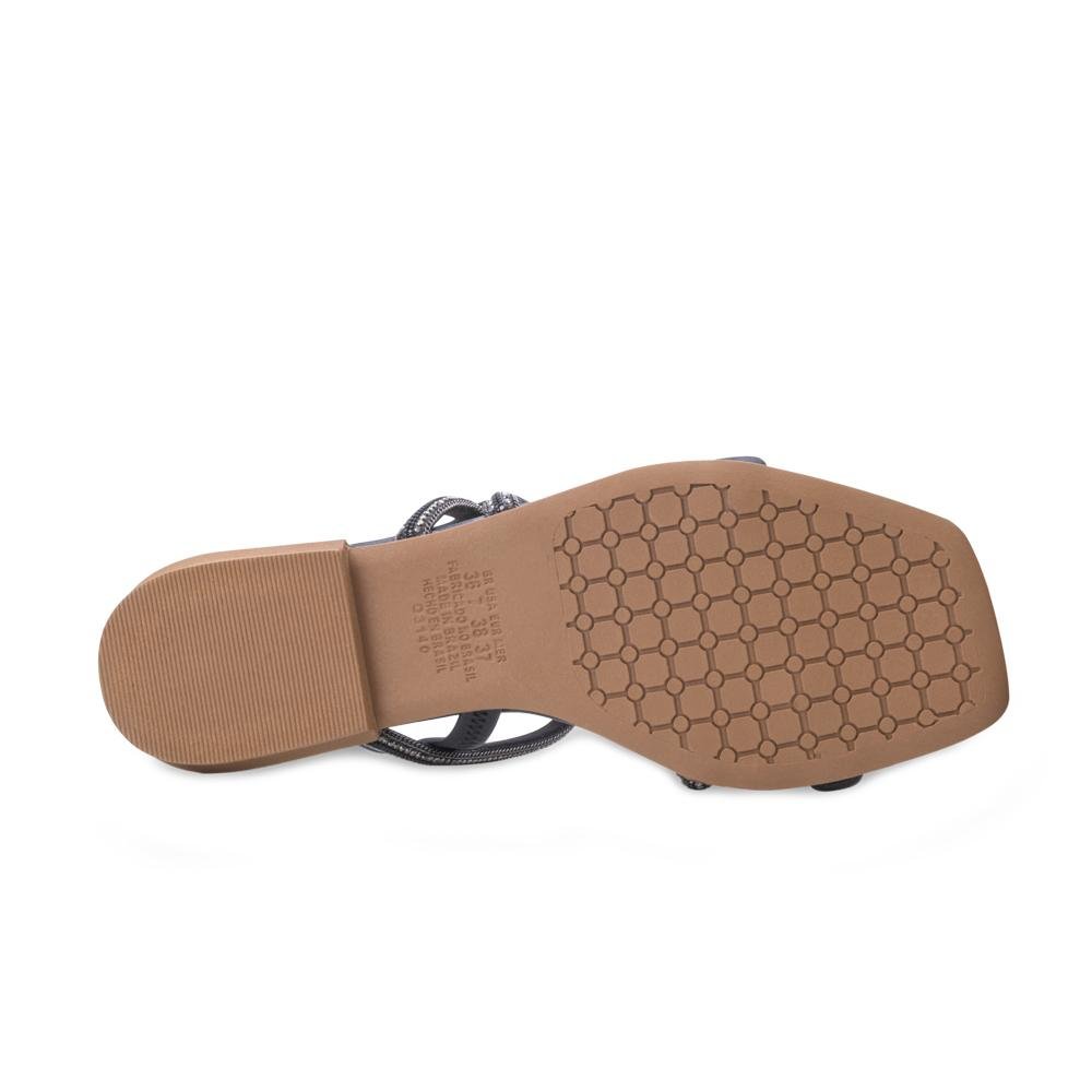 Sandália Mississipi MS24-MB752 Preto/Bege 4